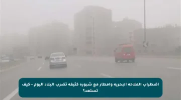 اضطراب الملاحة البحرية وأمطار مع شبورة كثيفة تضرب البلاد اليوم – كيف تستعد؟